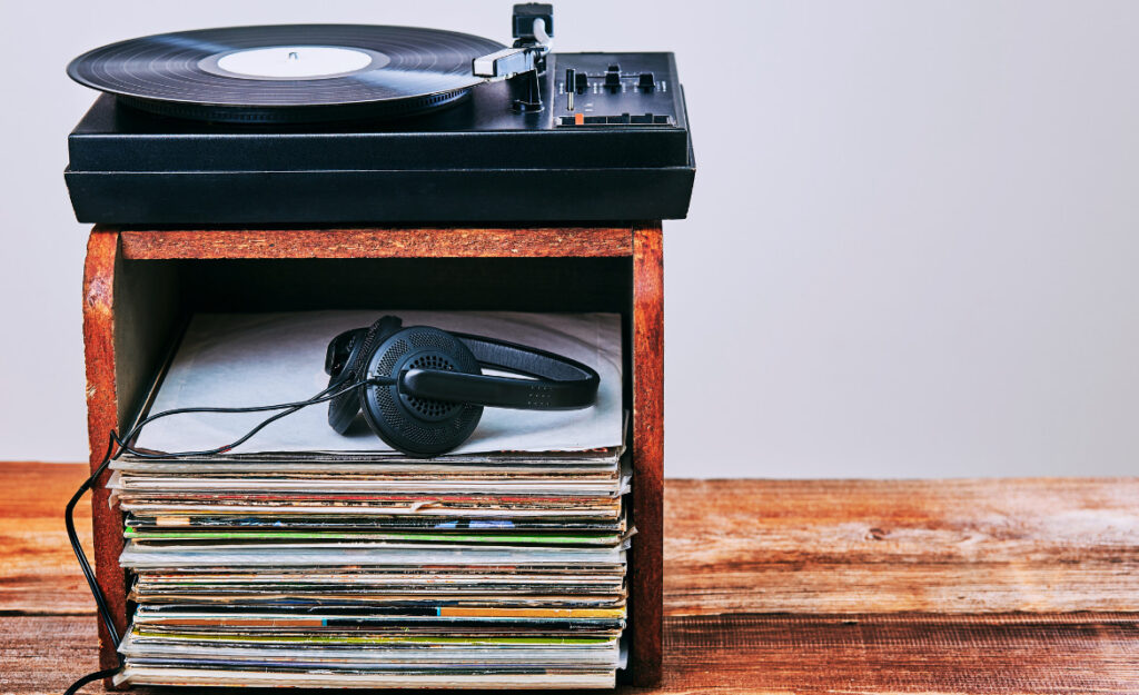 stored turntable